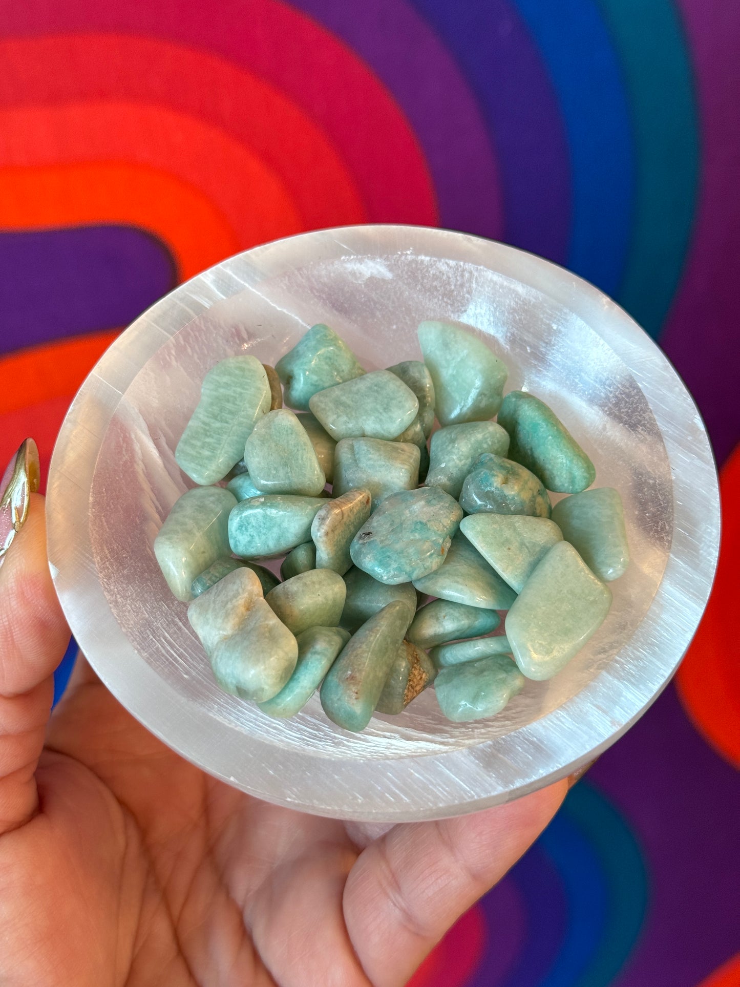 Small Amazonite Tumbled Crystals