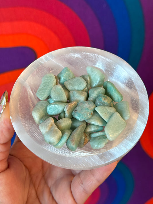 Small Amazonite Tumbled Crystals