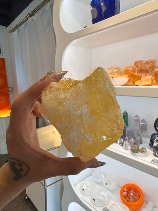 Rough Yellow Calcite