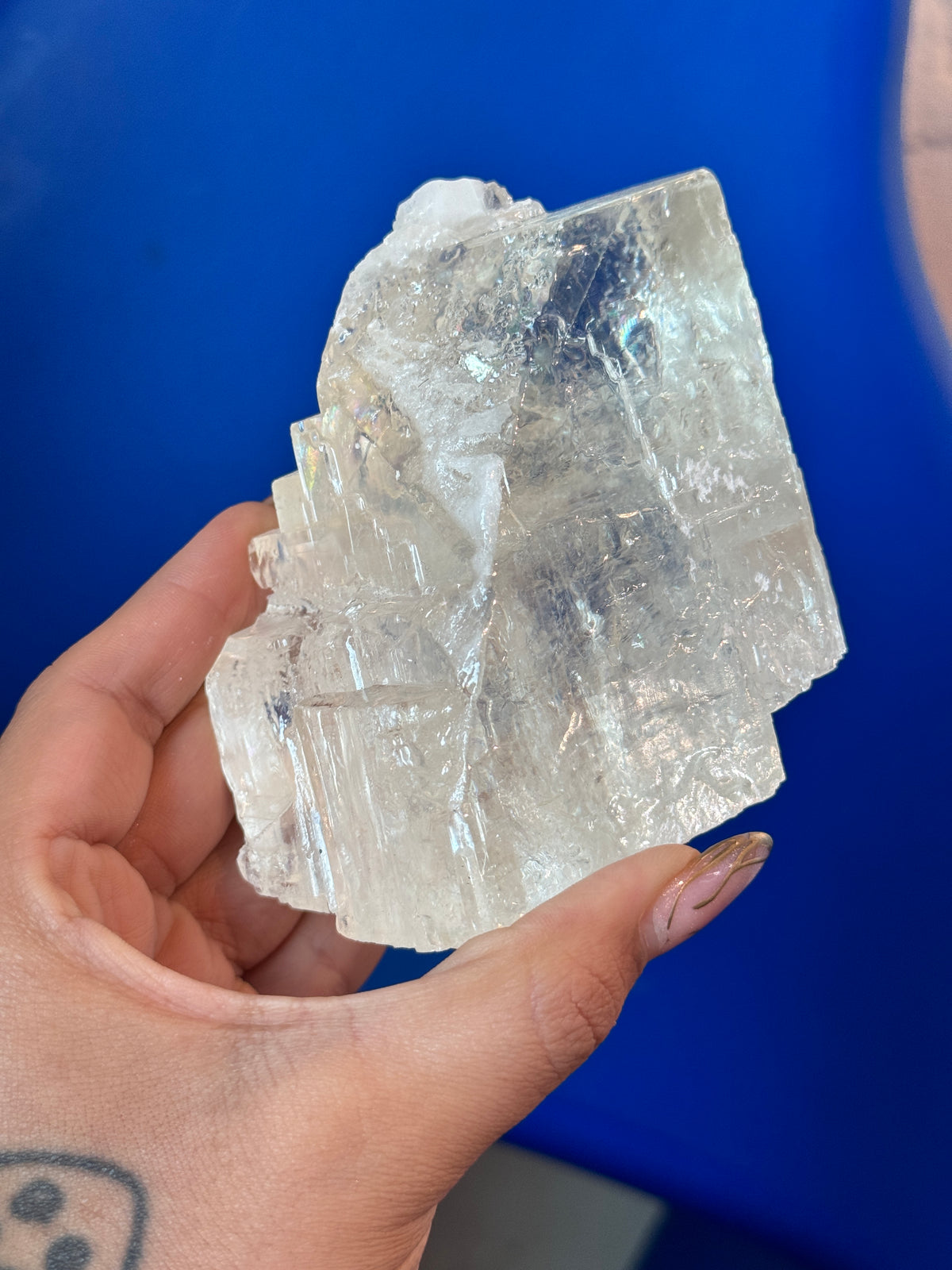 Rough Yellow/Clear Calcite