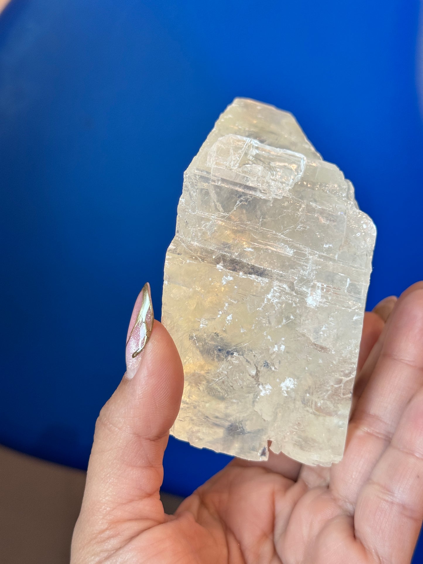 Rough Yellow/Clear Calcite