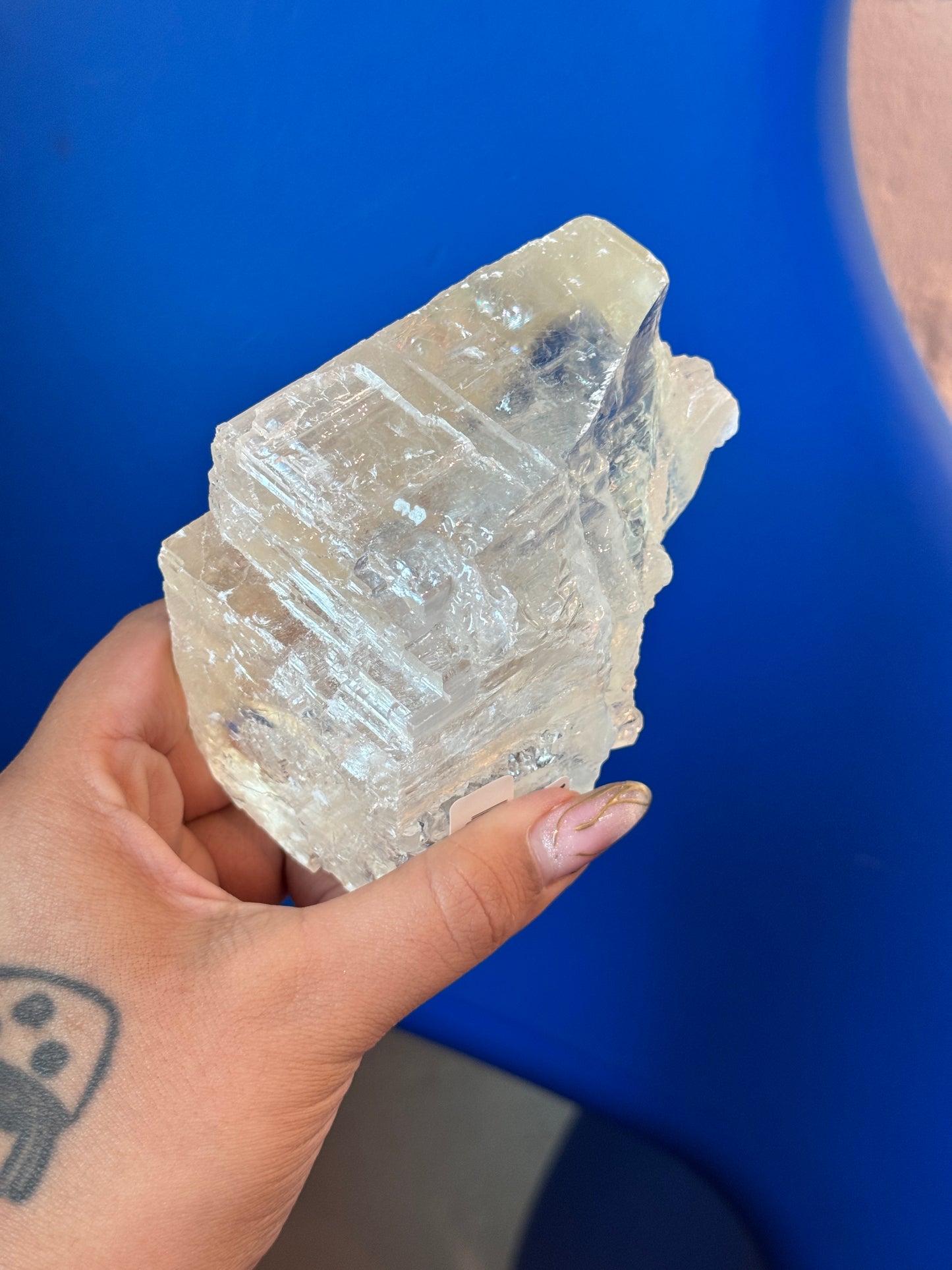 Rough Yellow/Clear Calcite