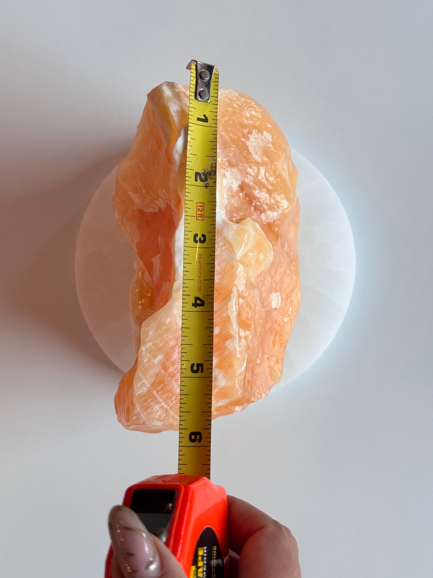 Rough Orange Calcite Freeform