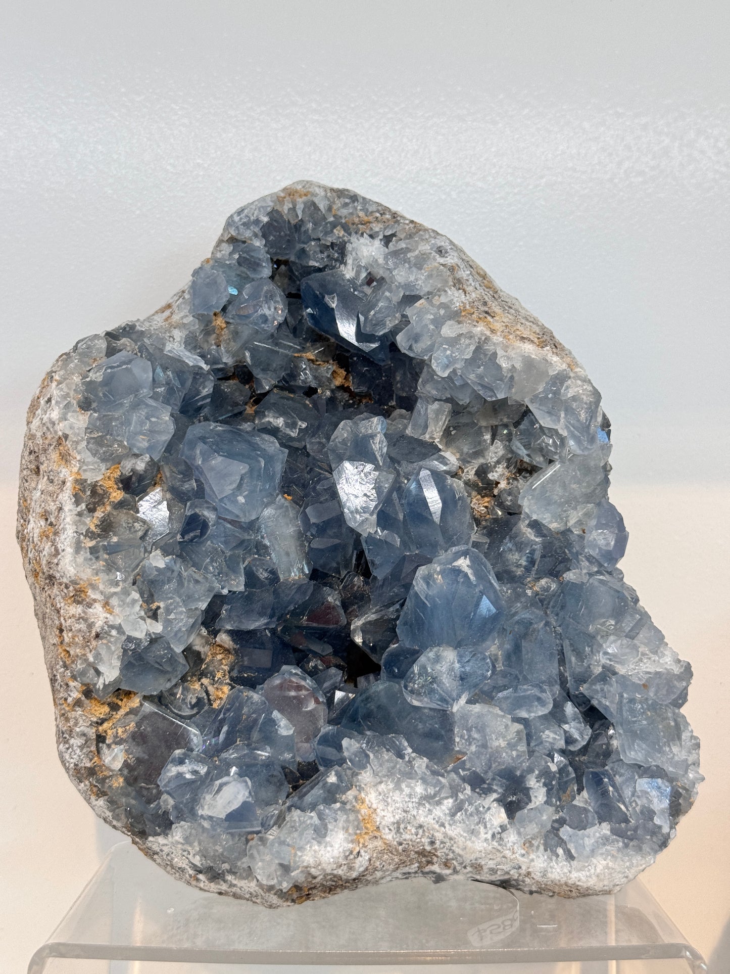 Large Rough Blue Celestite Cluster Freeform