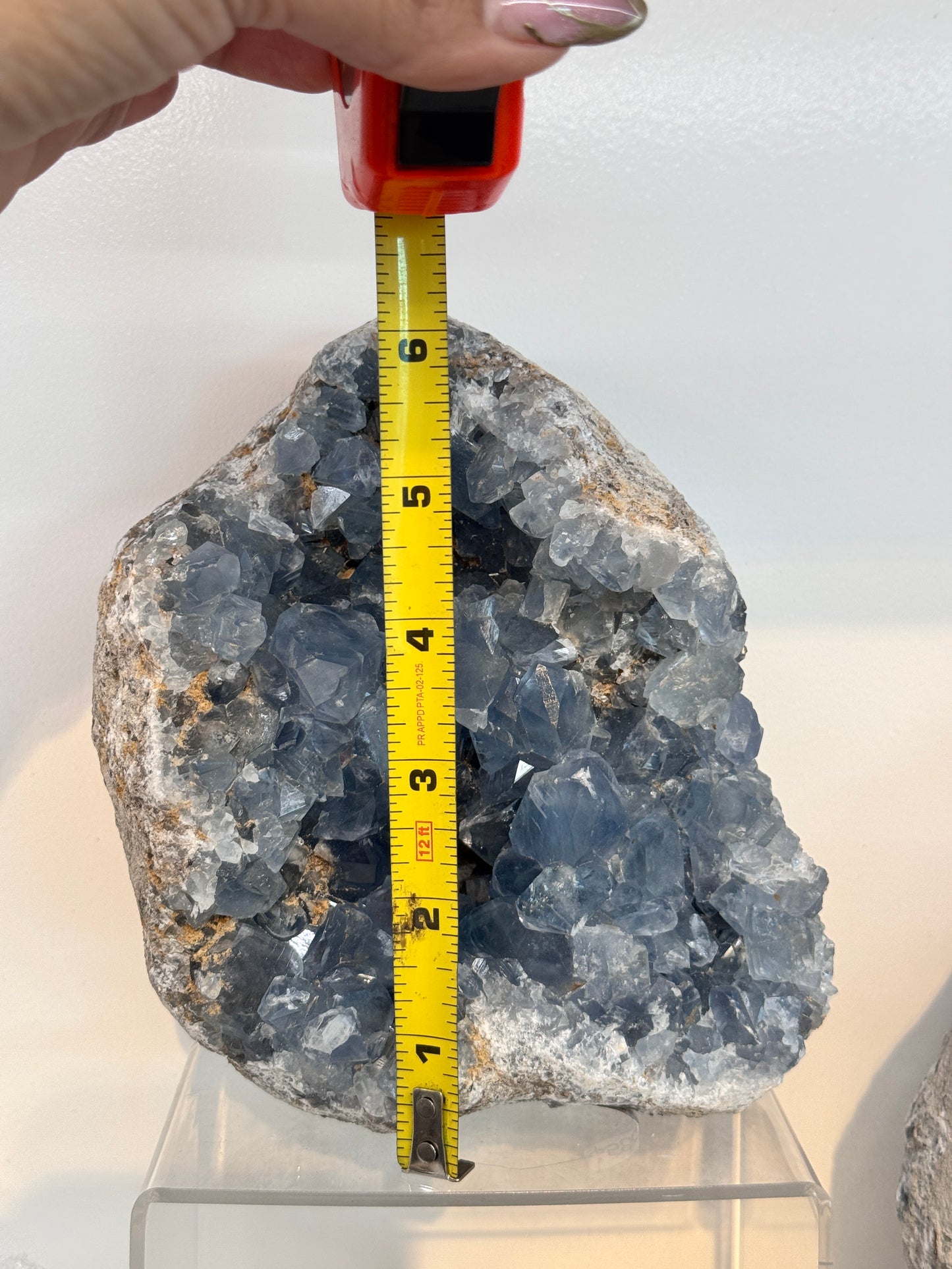 Large Rough Blue Celestite Cluster Freeform