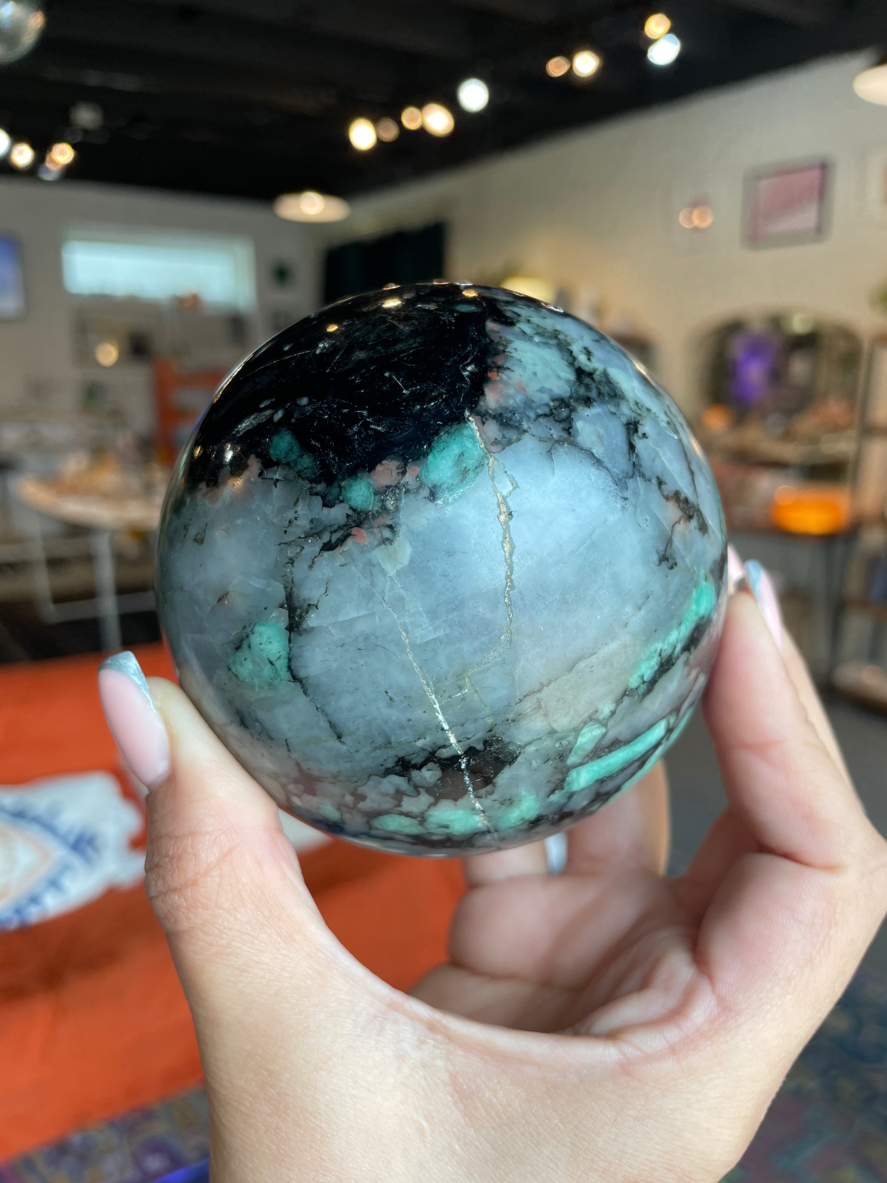 Colombian Emerald Sphere - EM04