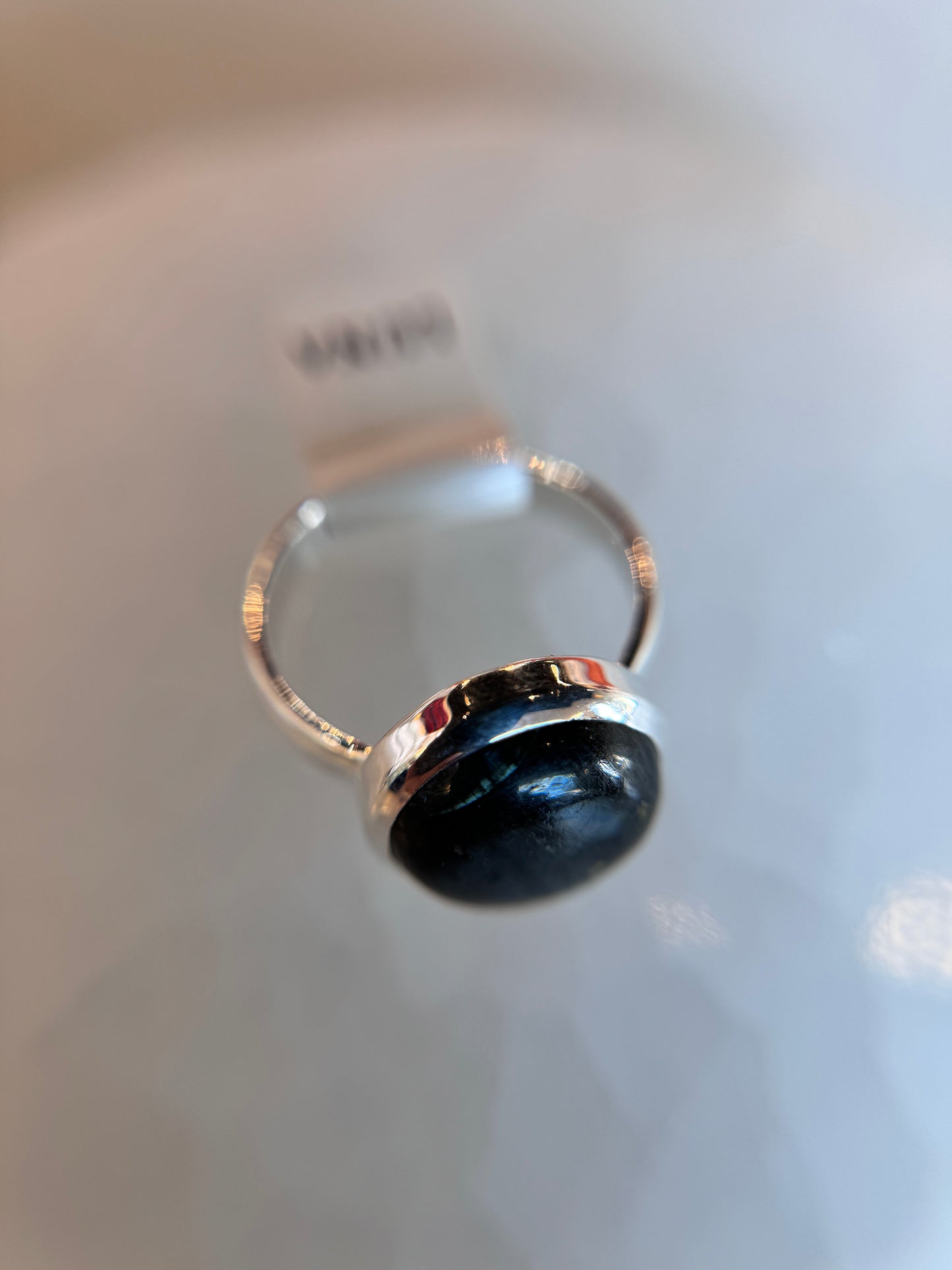 Black Moonstone Ring Size 8| Sterling silver .925