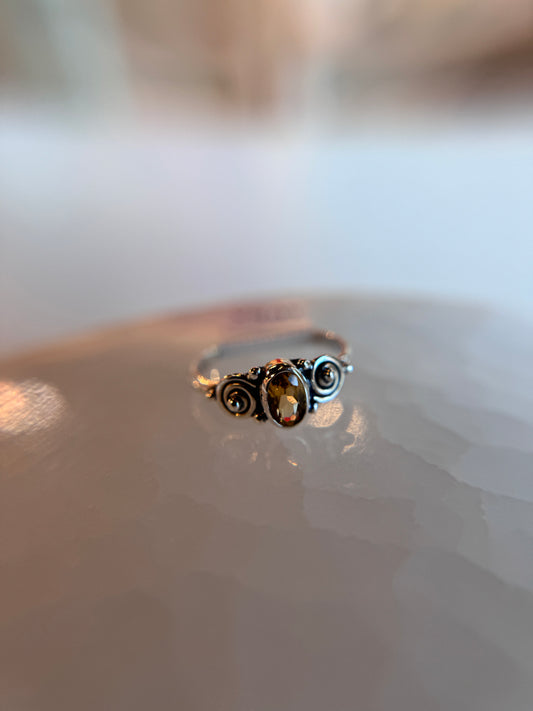 Citrine Ring size 6 | Sterling silver .925