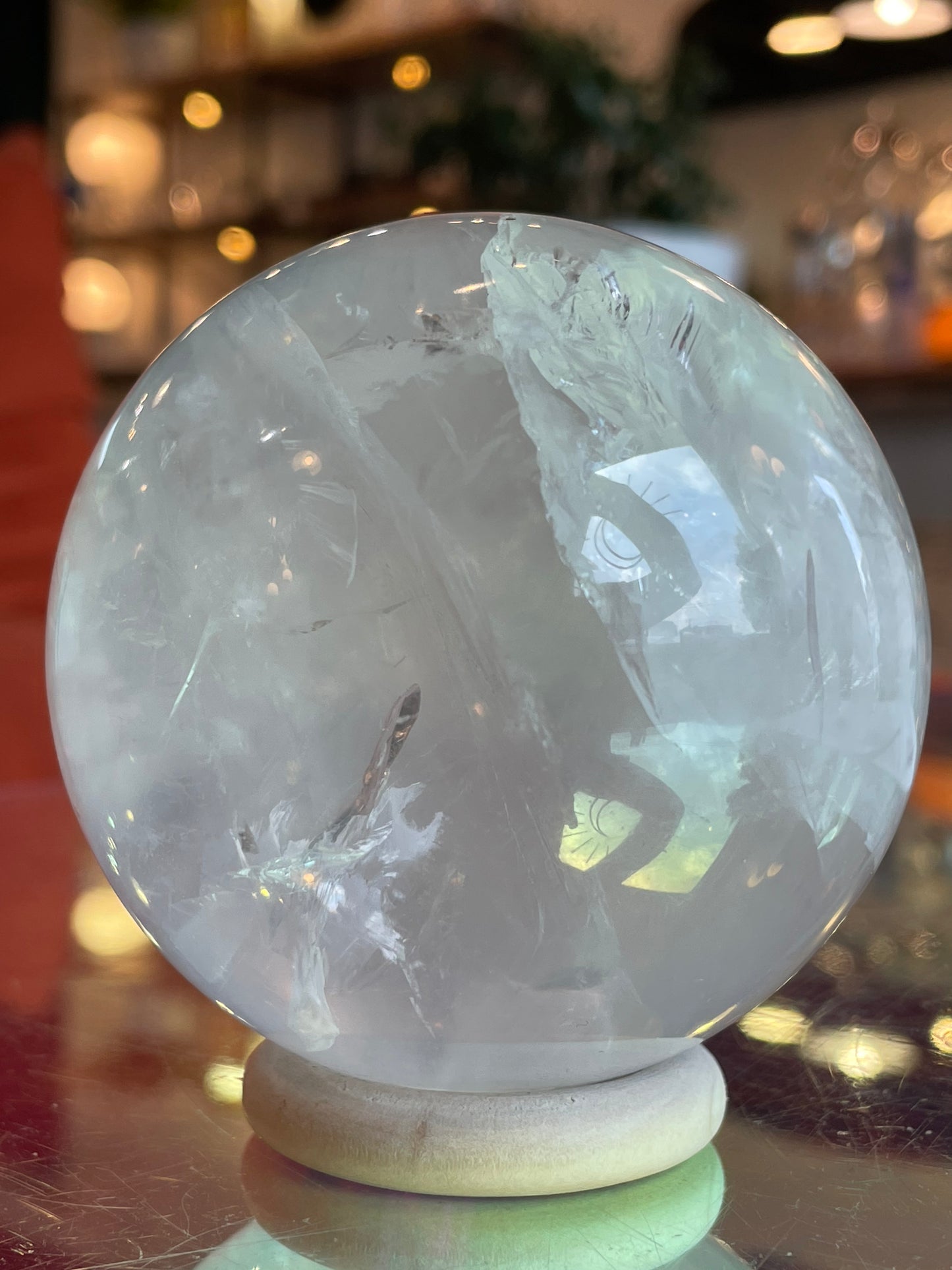 Moon Quartz Sphere - MQ01