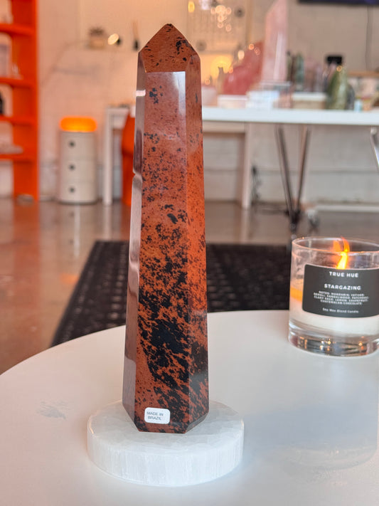 Mahogany obsidian Tower ￼