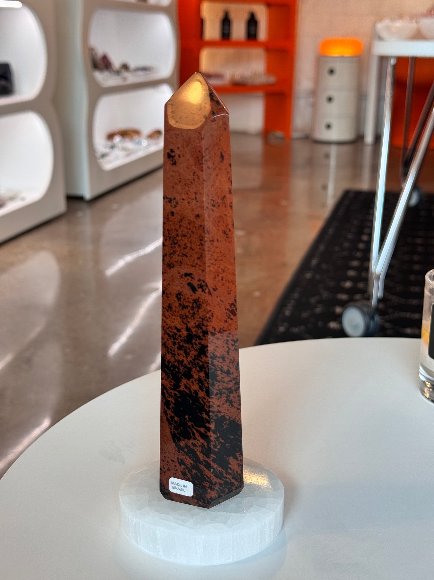 Mahogany obsidian Tower ￼