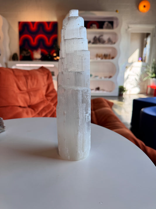Large Selenite Tower