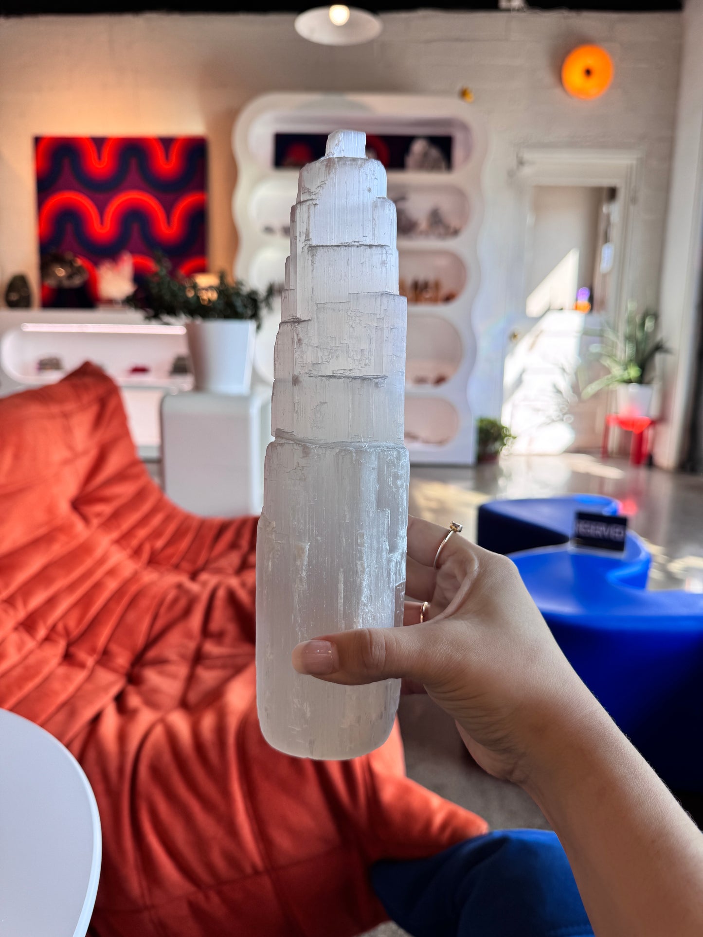 Large Selenite Tower