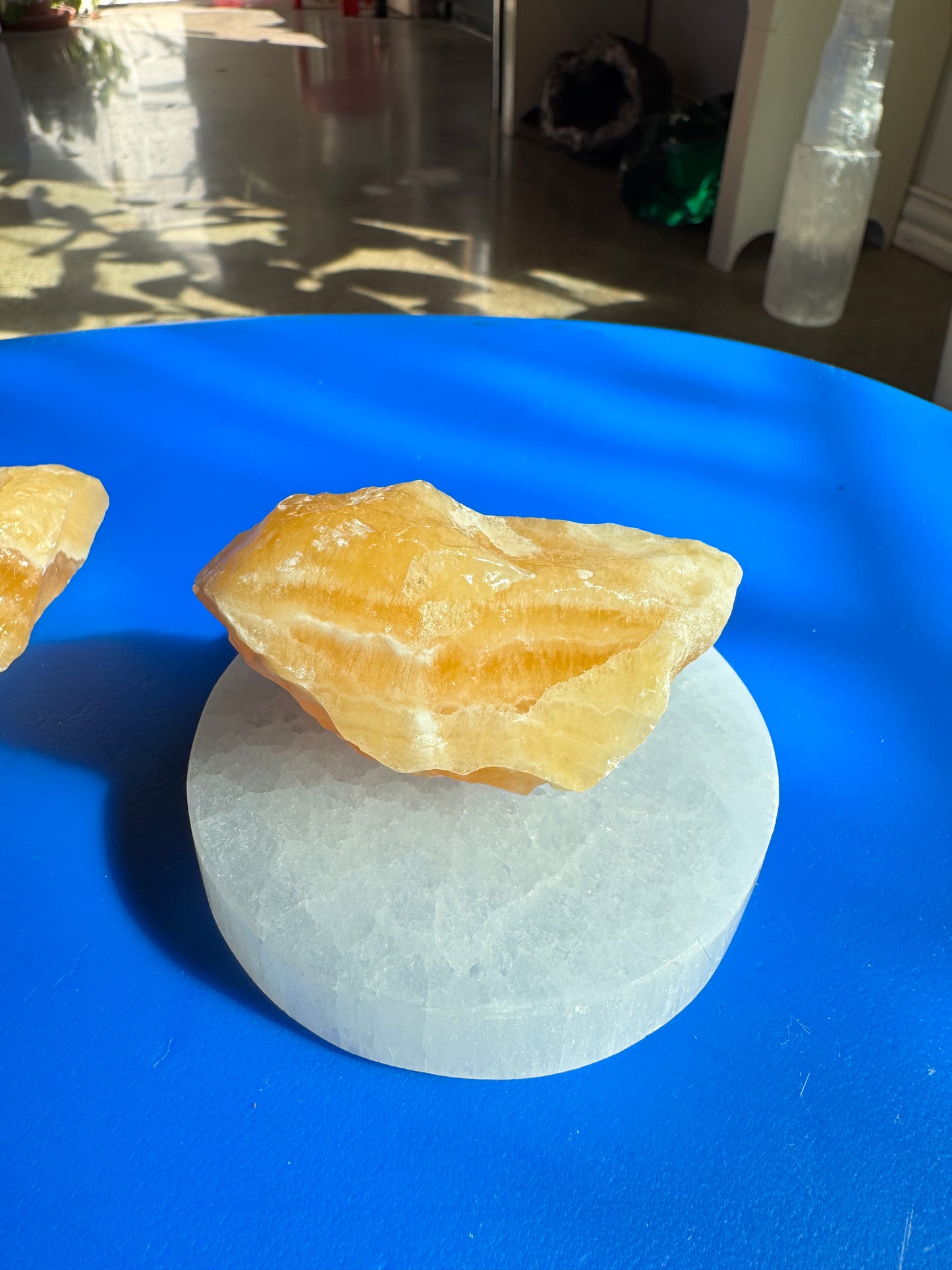 Orange Calcite Raw Chunk Small