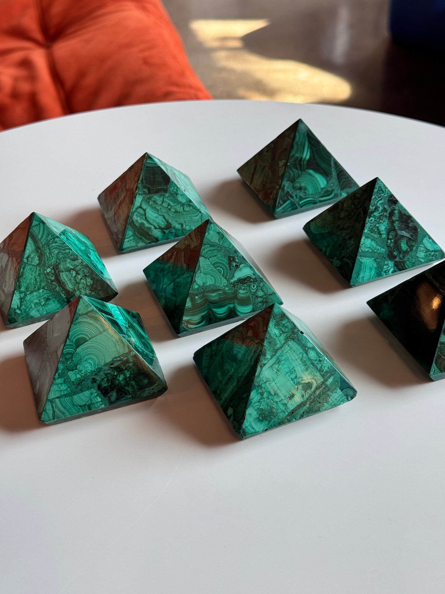 Malachite Pyramids
