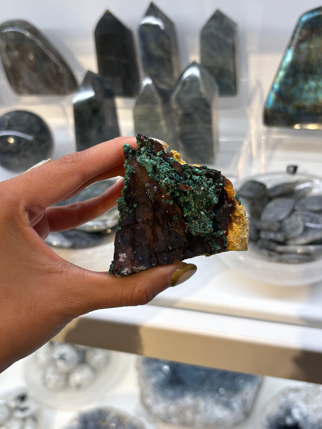 Malachite and Azurite Chunk