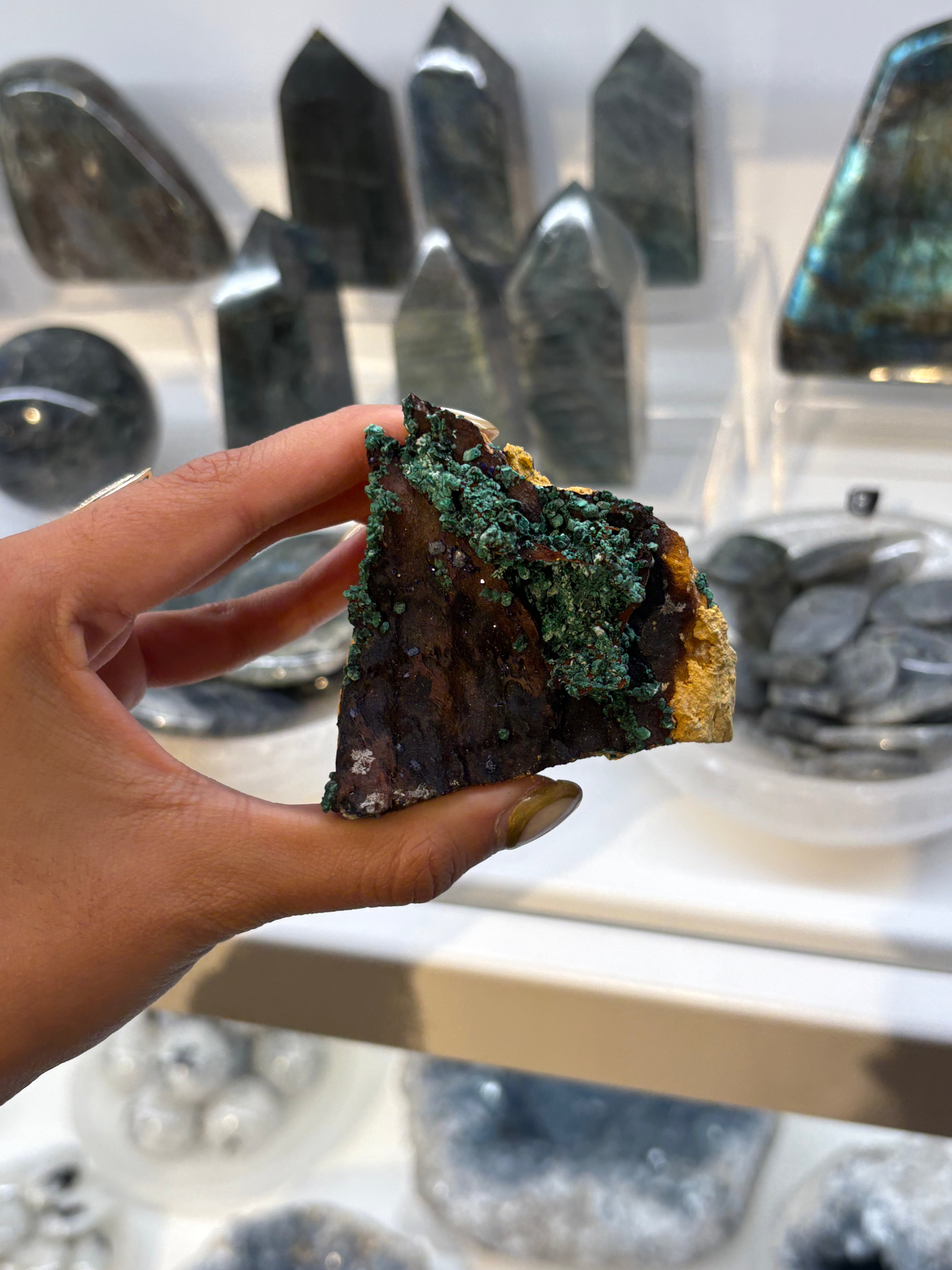 Malachite and Azurite Chunk