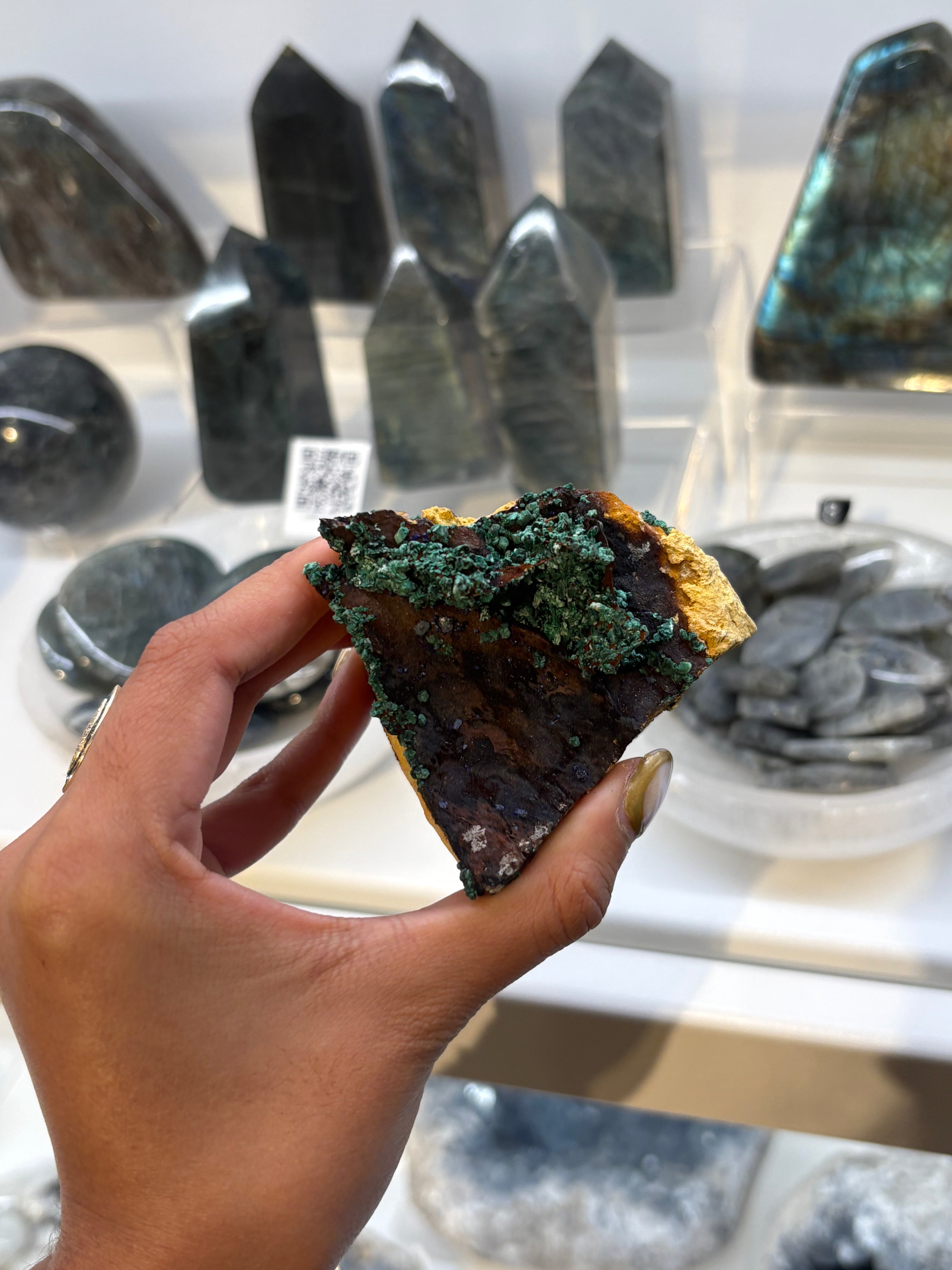 Malachite and Azurite Chunk
