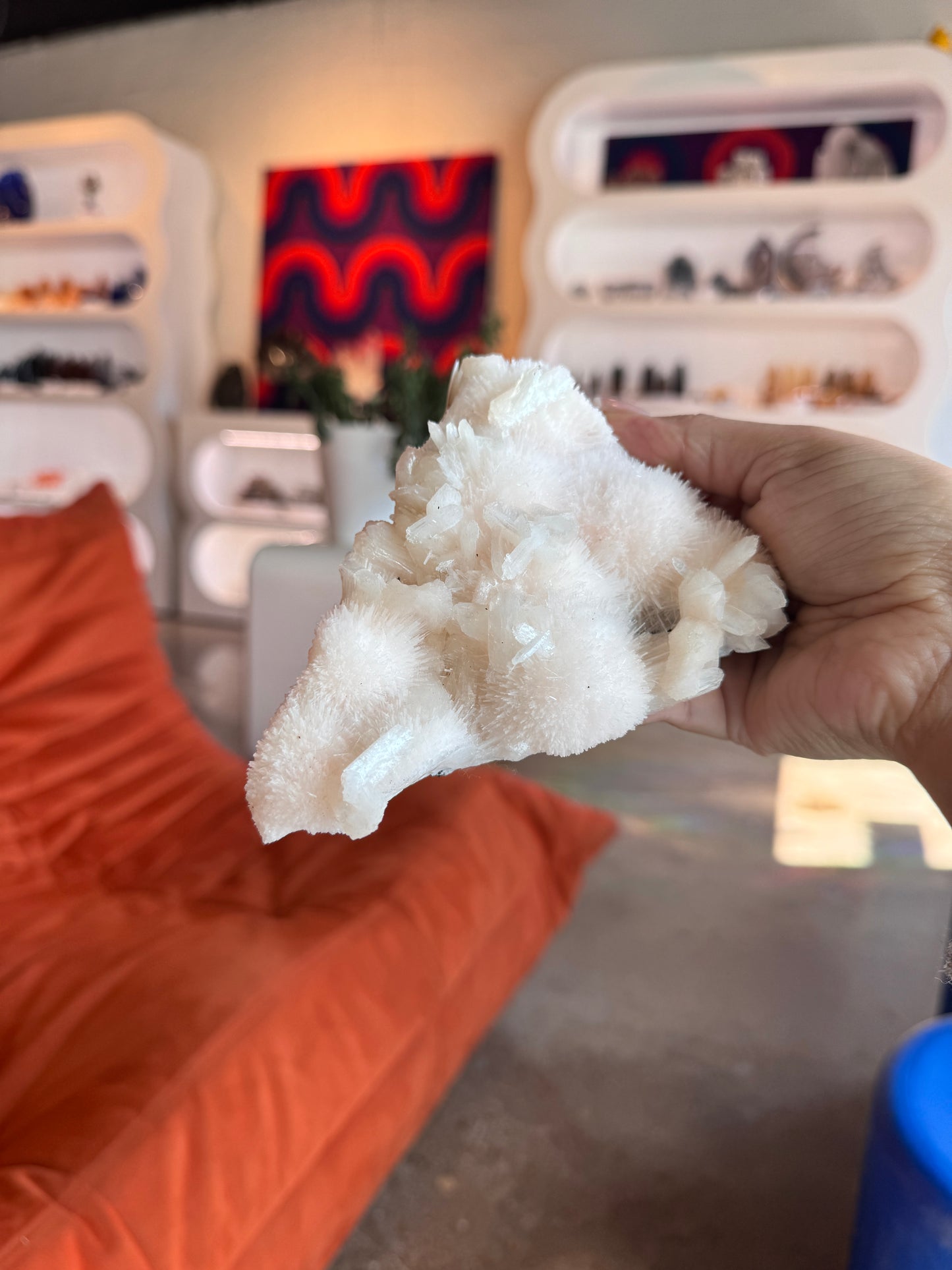 Pink Scolecite Specimen 🍕