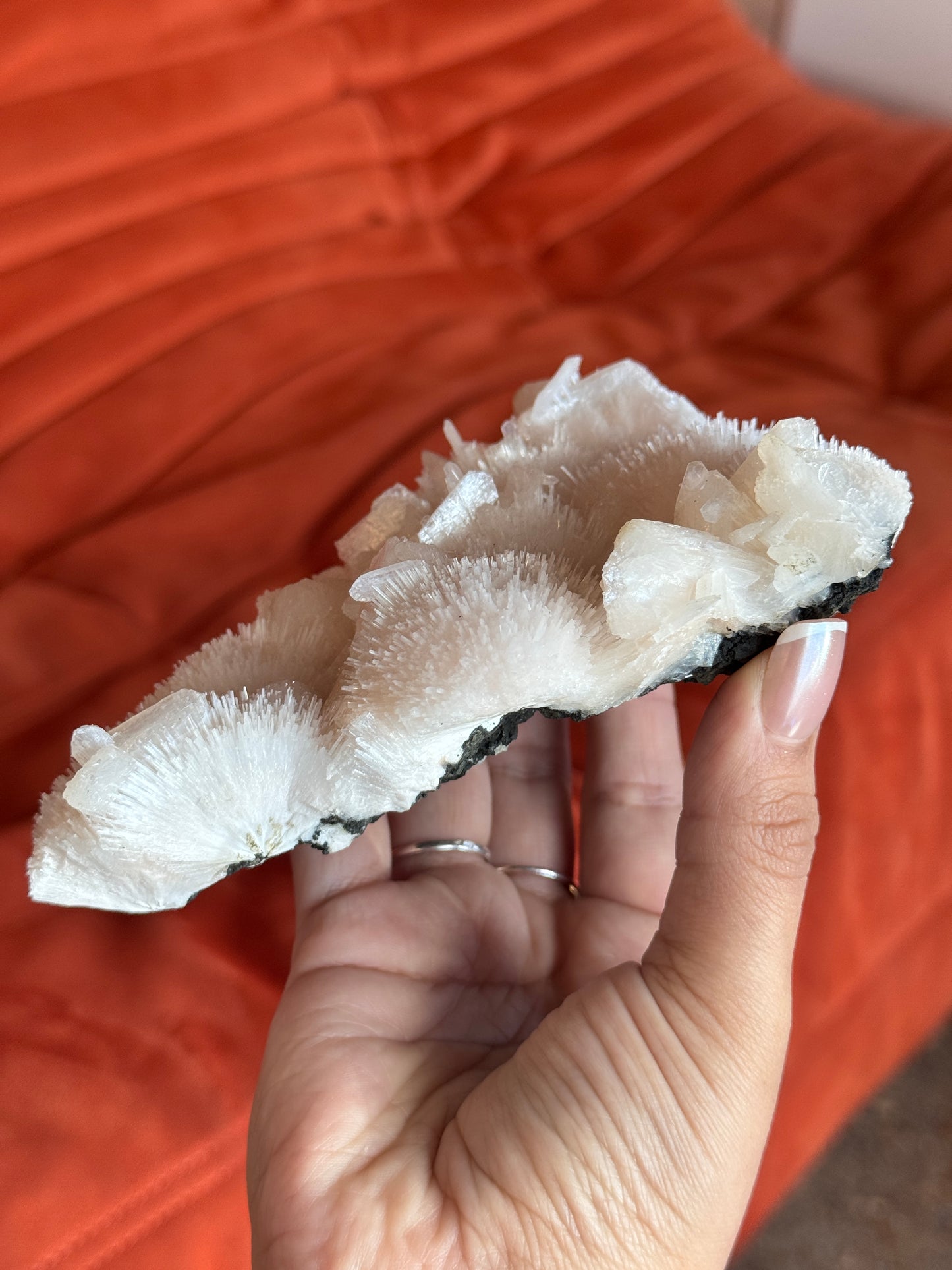 Pink Scolecite Specimen 🍕