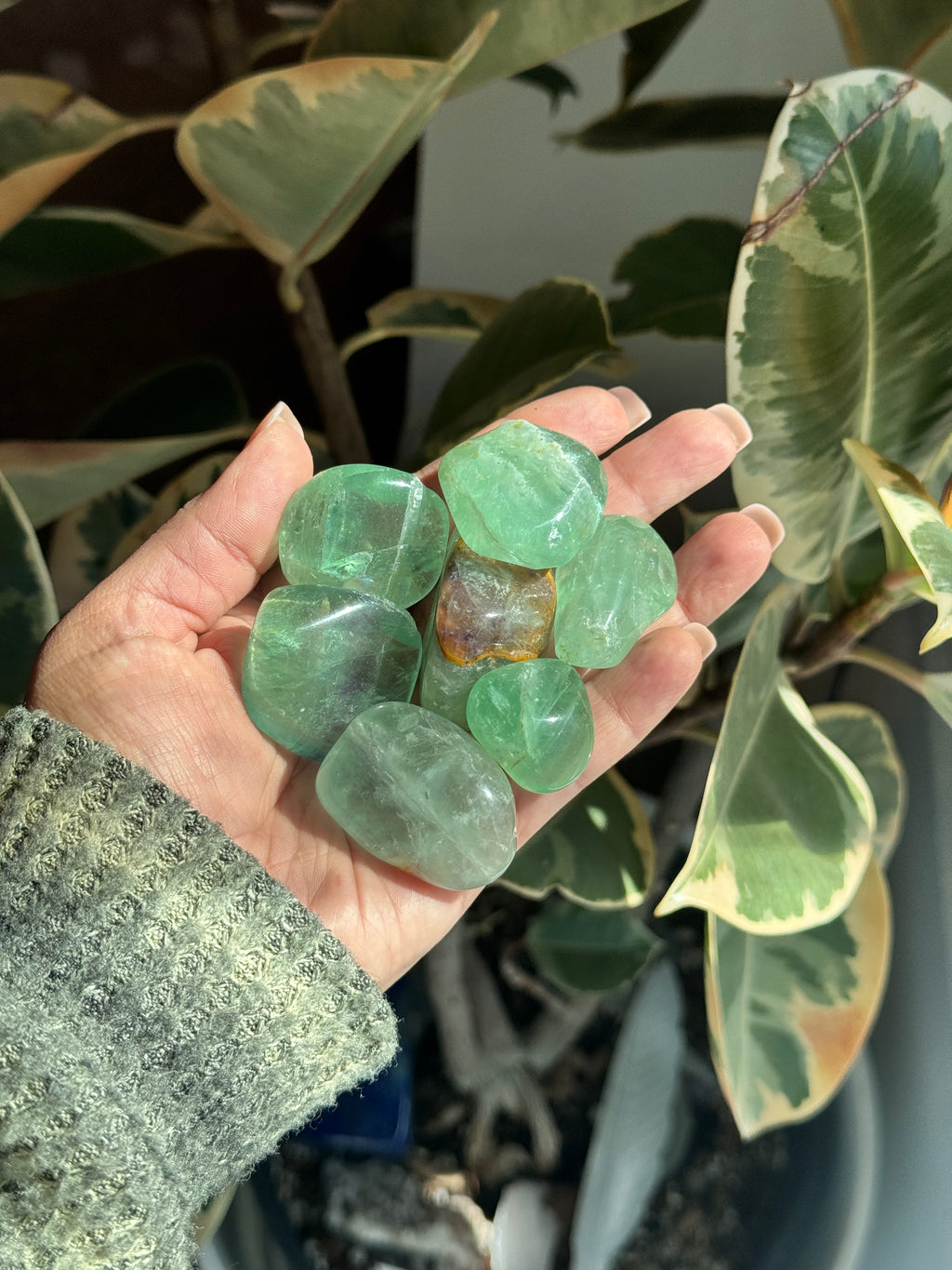 fluorite tumbleds