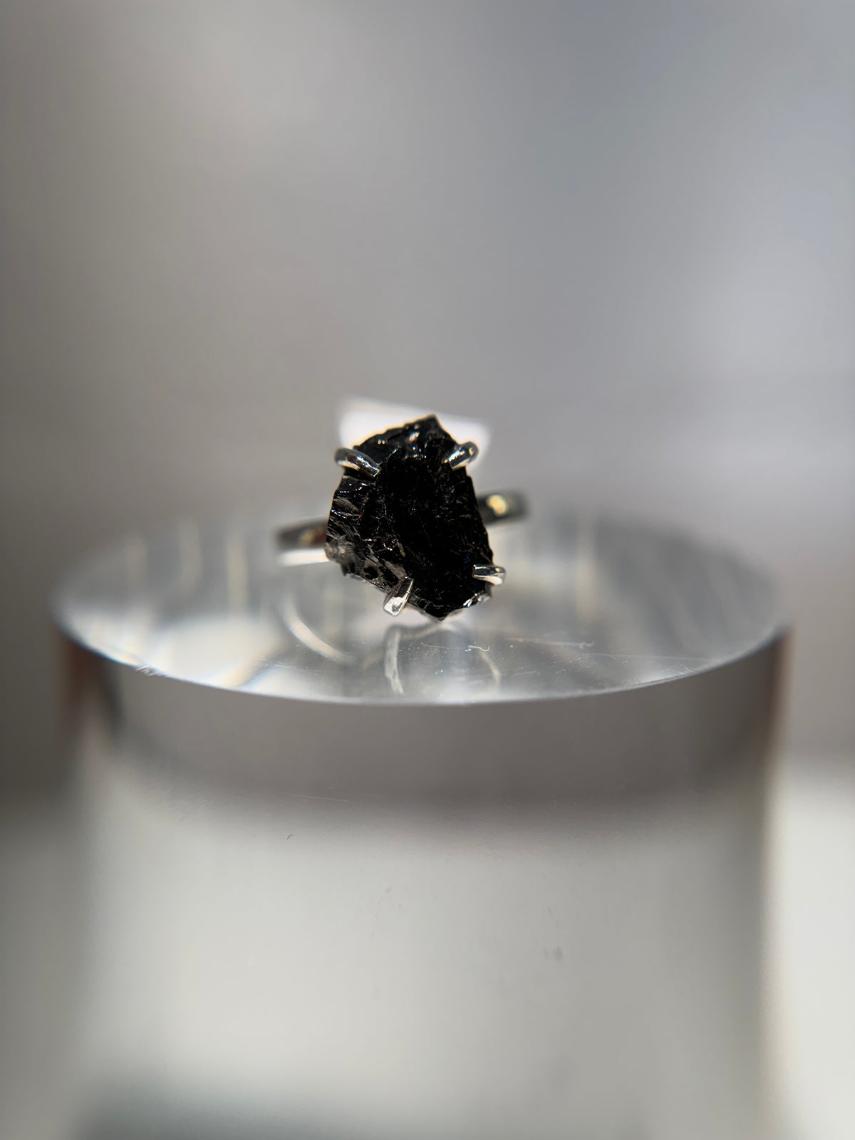 Shungite Sterling Silver Ring
