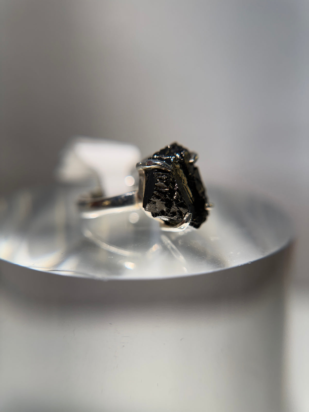 Shungite Sterling Silver Ring
