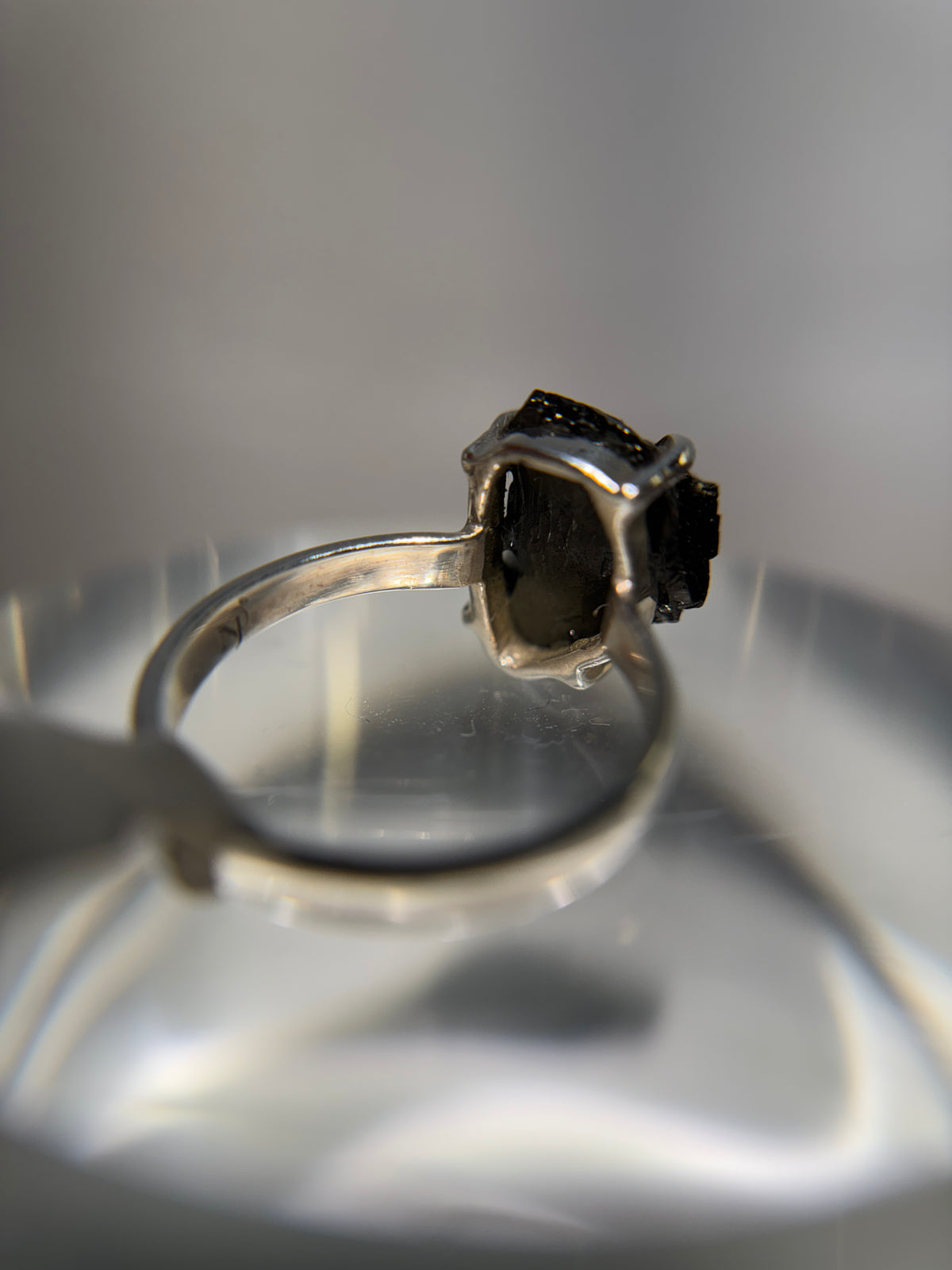 Shungite Sterling Silver Ring