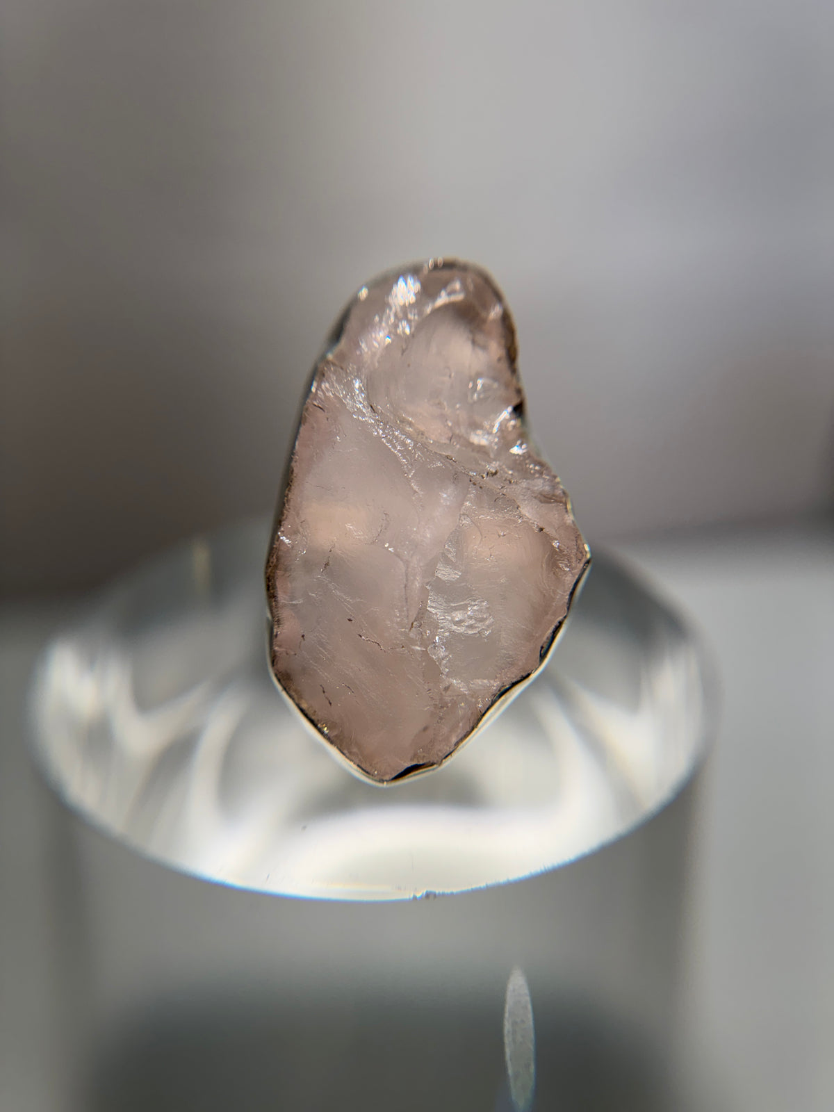 Rose Quartz Ring Size 9