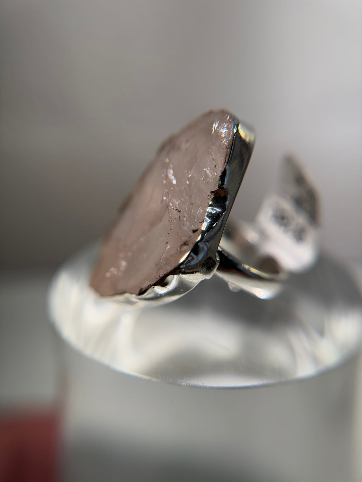 Rose Quartz Ring Size 9