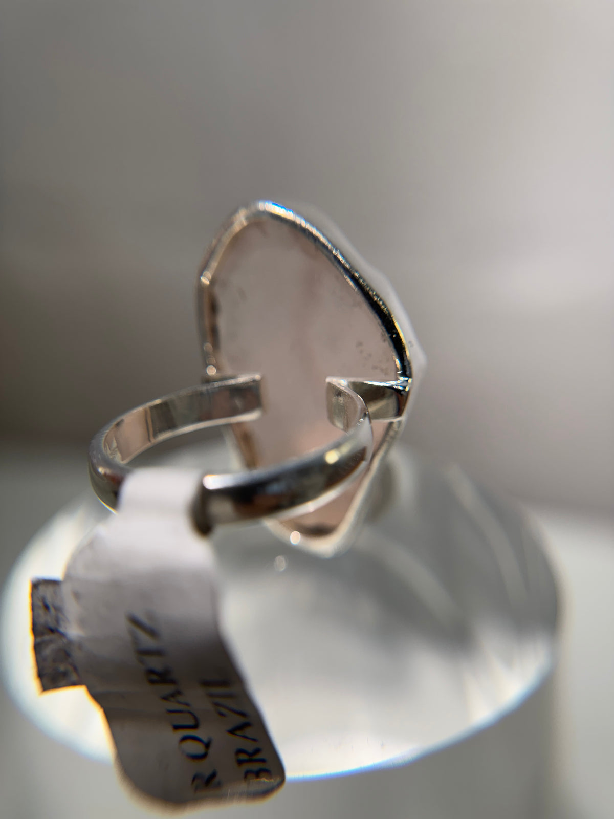 Rose Quartz Ring Size 9