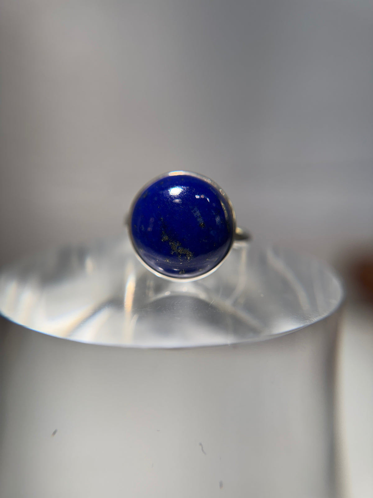 Lapis Lazuli Sterling Silver Ring size 9