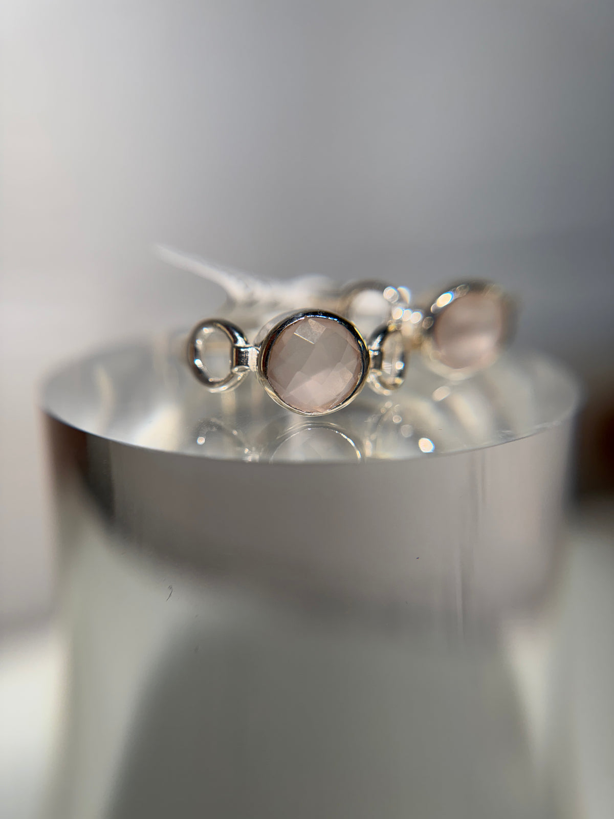 Rose Quartz Sterling Silver Ring