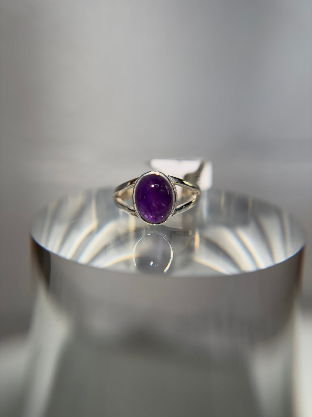 Amethyst Sterling Silver Ring Size 5