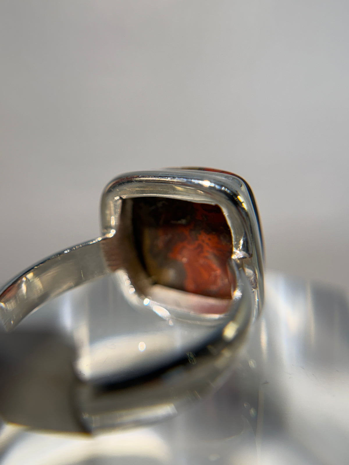 Moroccan Sardonyx Sterling Silver Ring Size 7