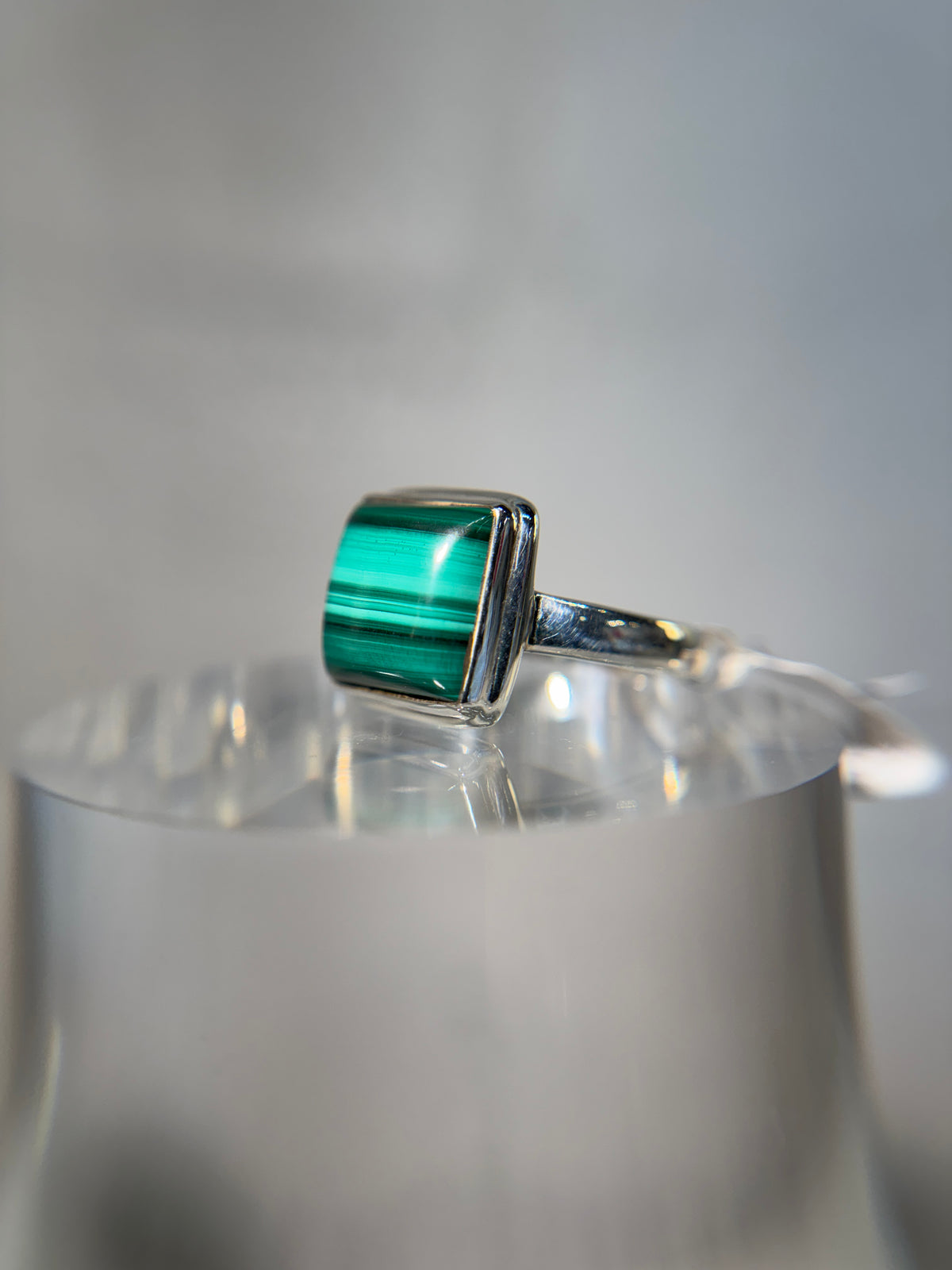 Malachite Ring Size 11