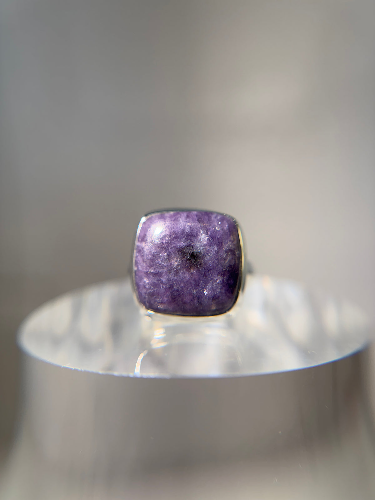 Lepidolite Ring Size 8