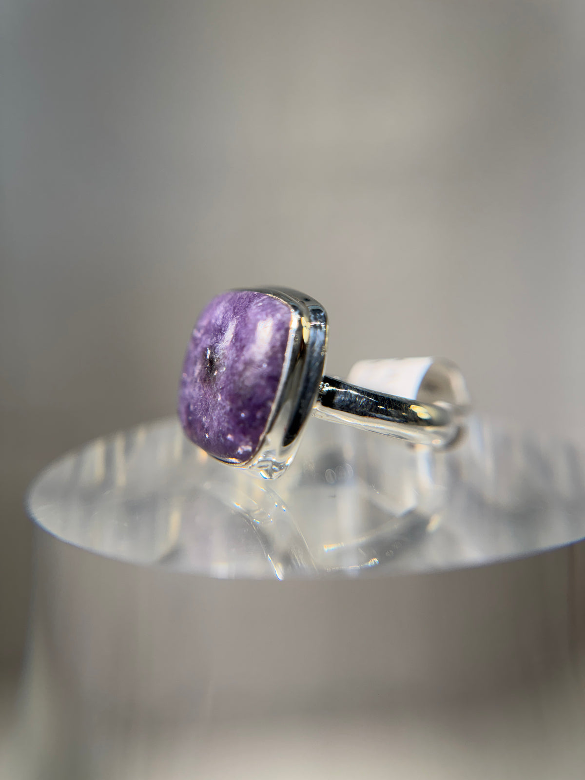 Lepidolite Ring Size 8