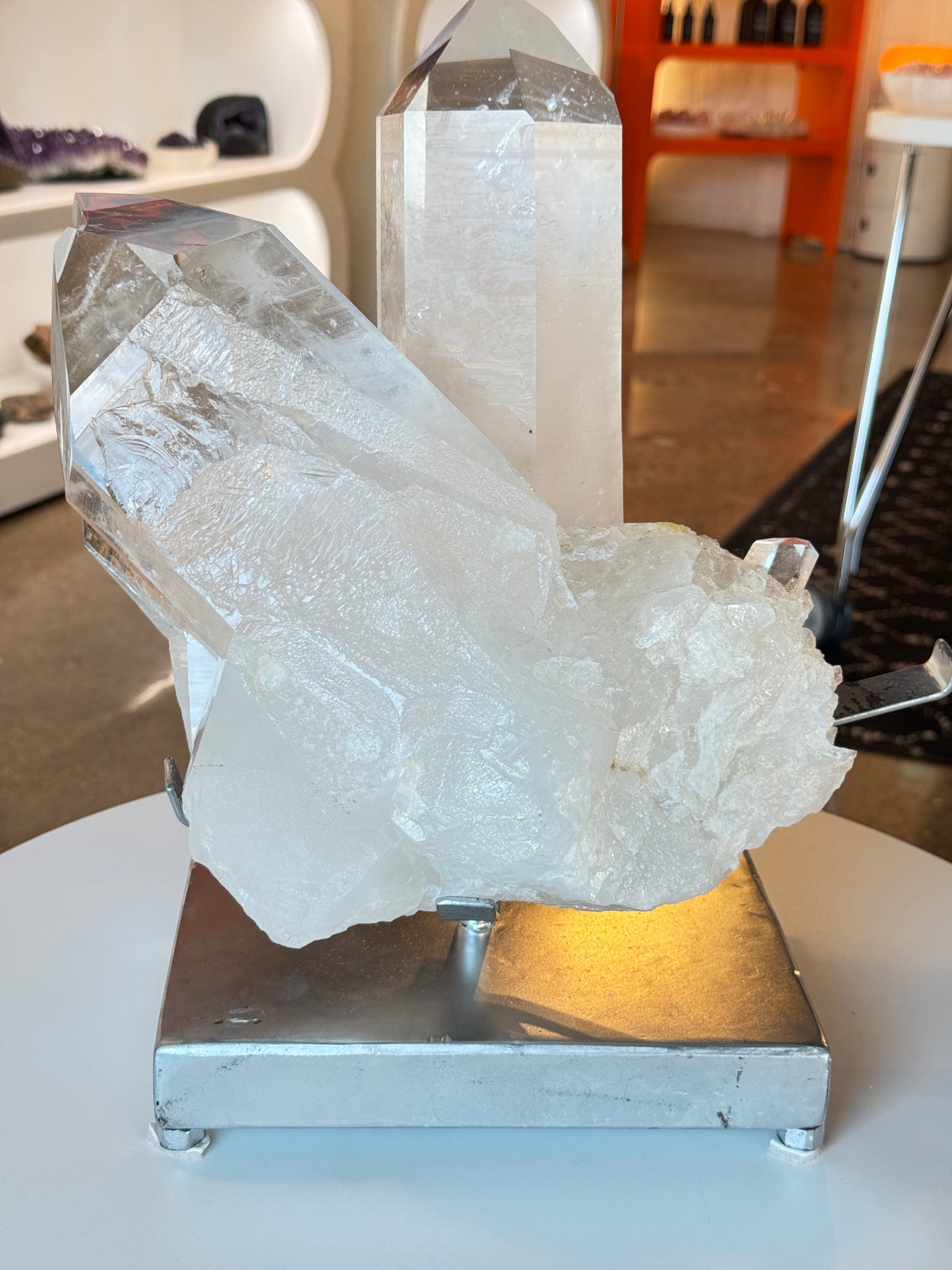 Large Lemurian Quartz Cluster | Extra Grade