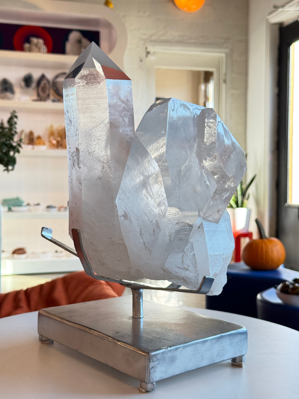 Large Lemurian Quartz Cluster | Extra Grade