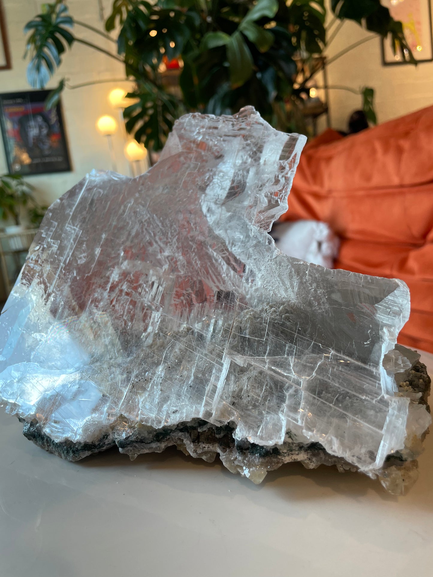 Large Clear Gypsum Selenite