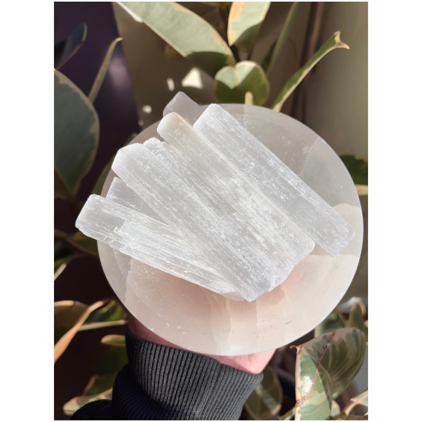 4” Selenite Log