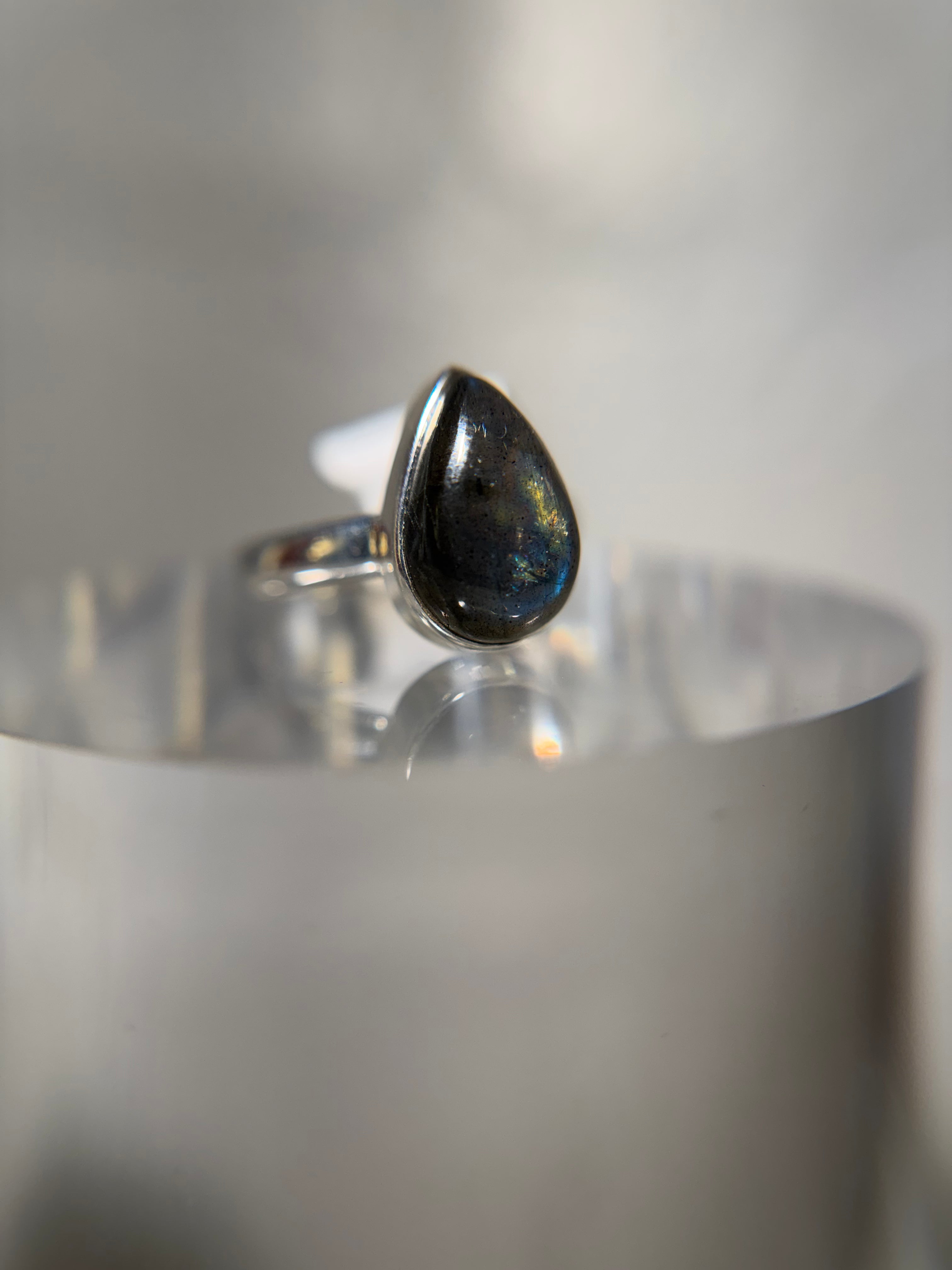 Labradorite Ring Size 6