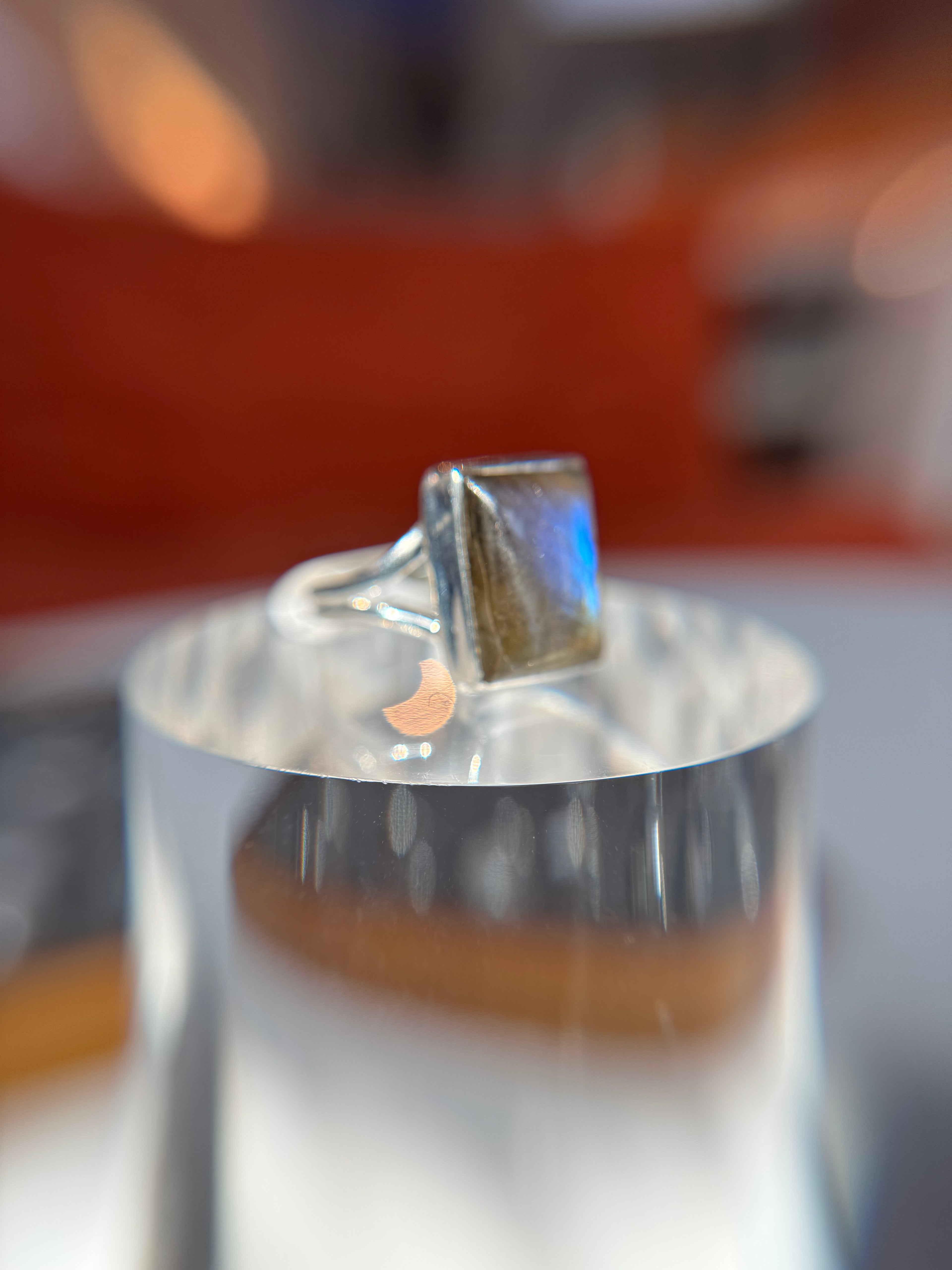 Labradorite Ring Size 8
