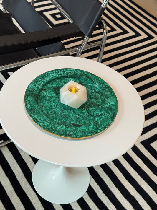 Large Malachite Serving Tray