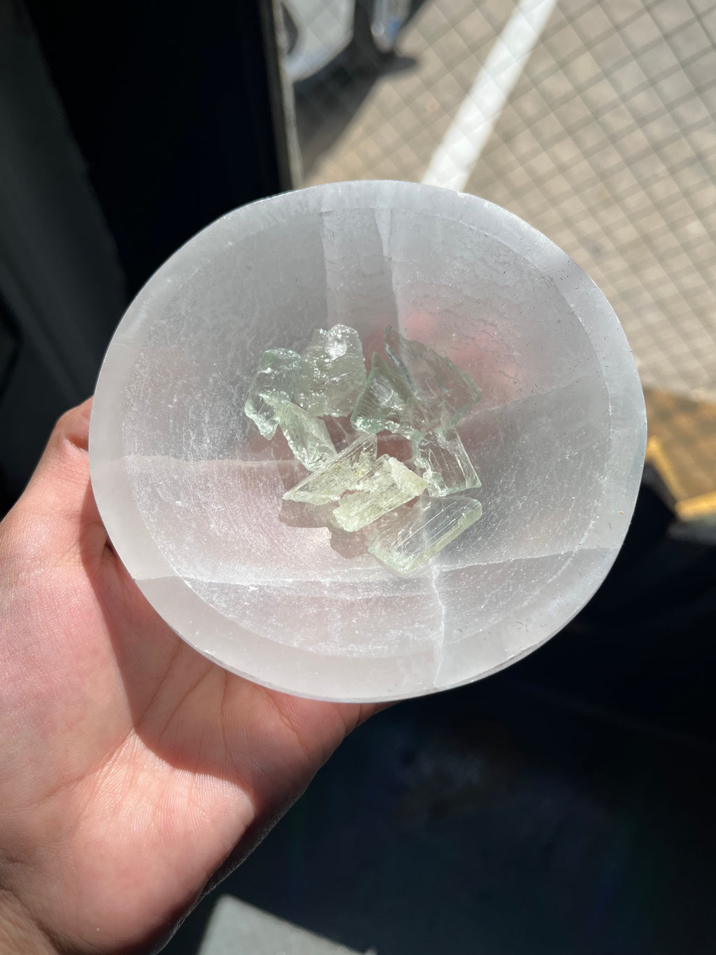 Small Hiddenite Tumble