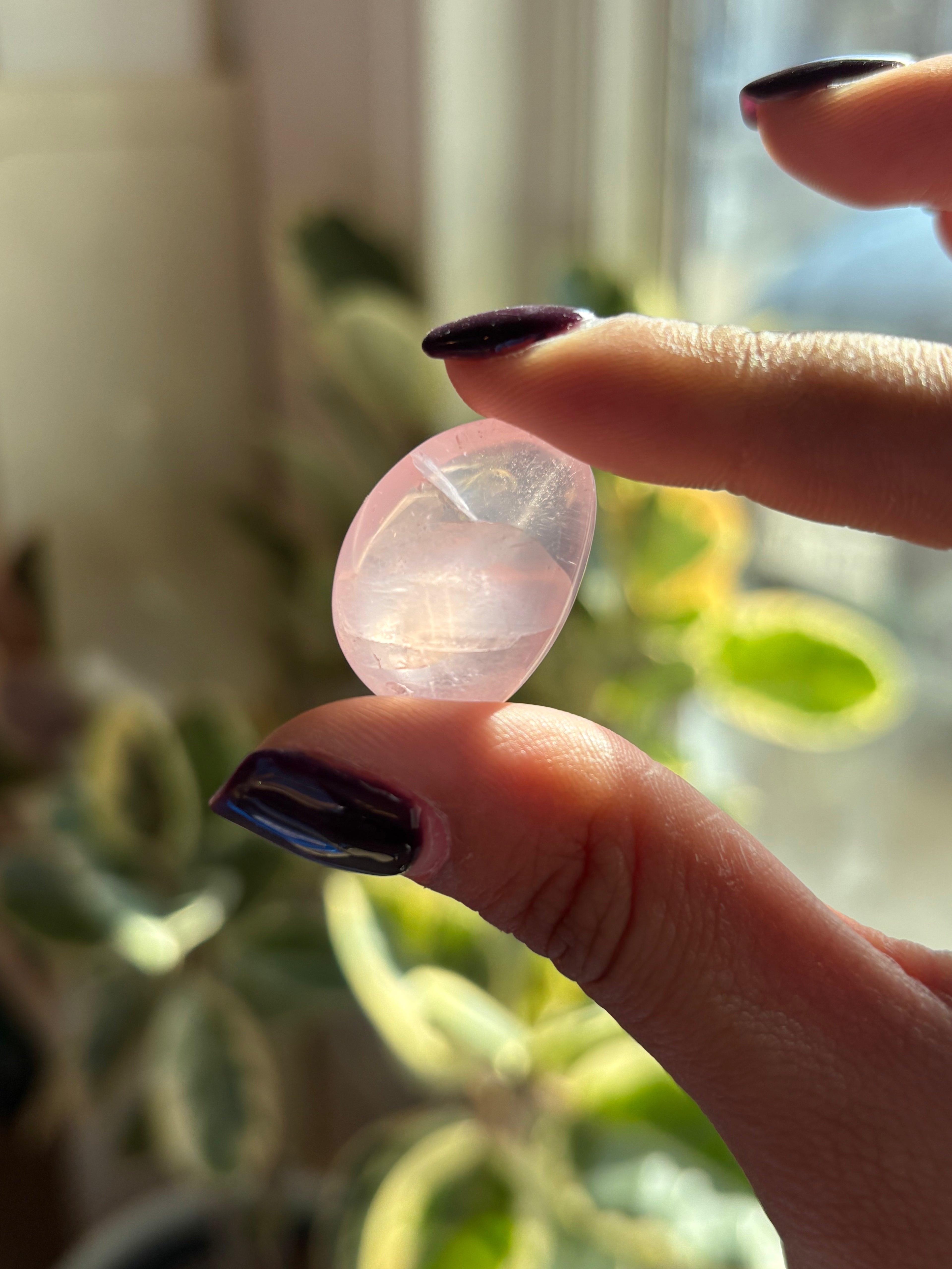 Madagascar Rose Quartz Tumble: AAA Grade