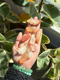 Tangerine Lemurian Quartz Points