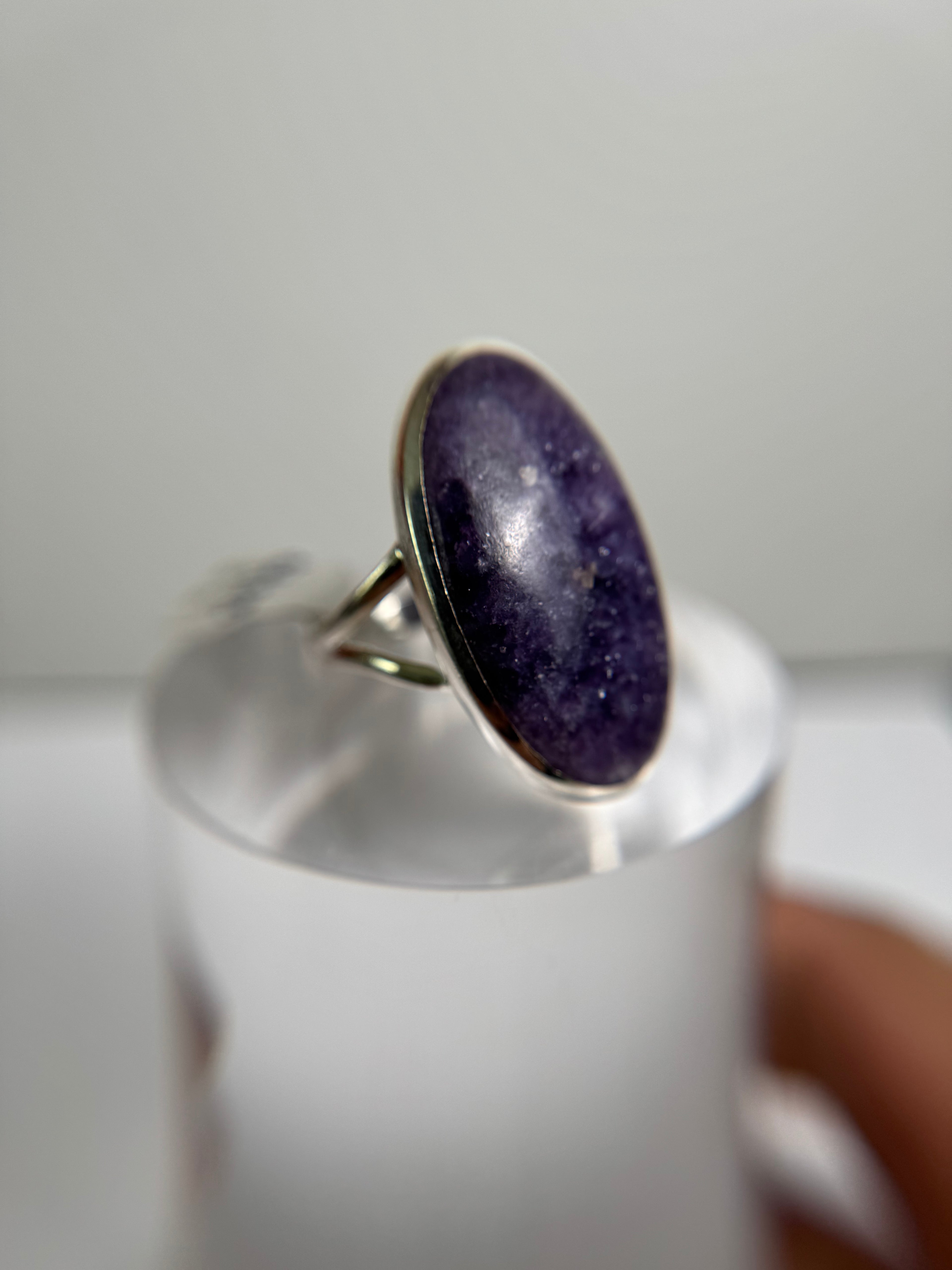 Lepidolite Ring Size 12