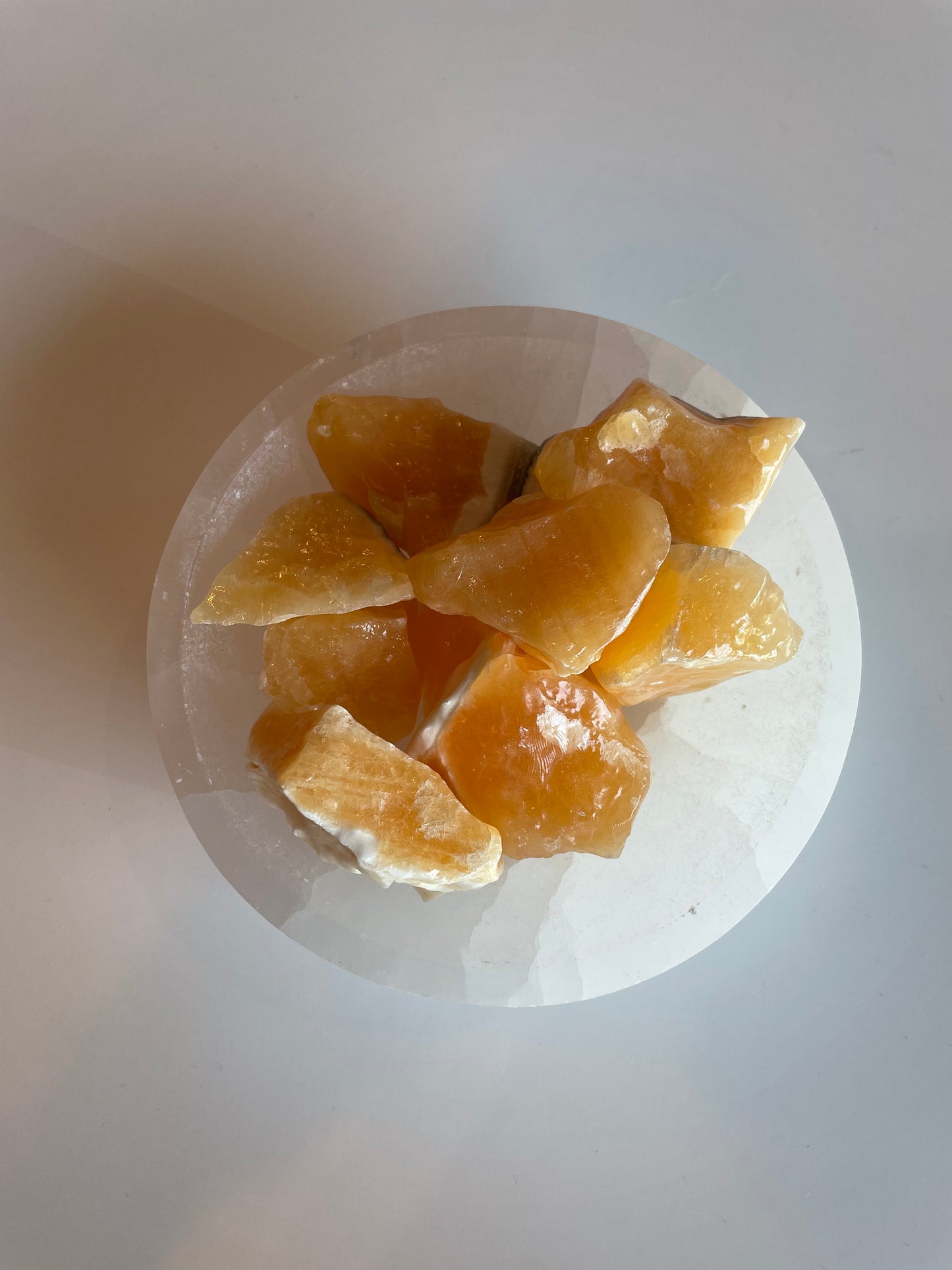 Orange Calcite Chunks